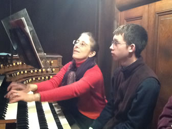 Ethan Haman at St. Sulpice, Paris